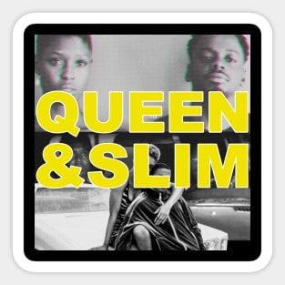 queen and slim Sticker